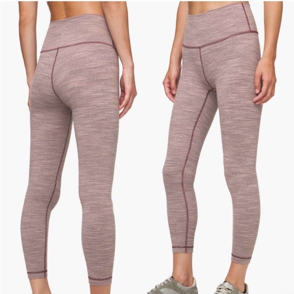 Lululemon Wunder Under High-Rise Tight 25" Wee Are From Space Frosted Mulberry B - Picture 1 of 15